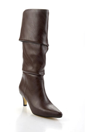 Kahve  Kadın Çizme K03138060209