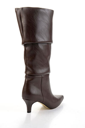 Kahve  Kadın Çizme K03138060209