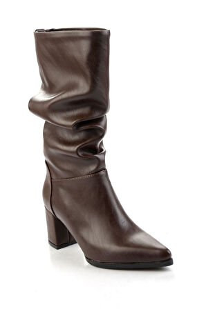 Kahve  Kadın Çizme K03138060309