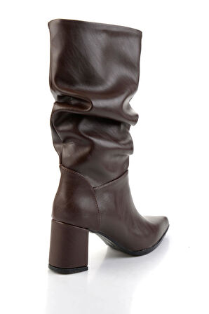 Kahve  Kadın Çizme K03138060309