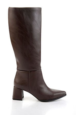 Kahve  Kadın Çizme K03138060409