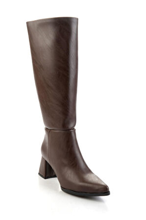 Kahve  Kadın Çizme K03138060409