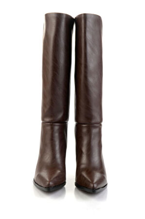 Kahve  Kadın Çizme K03138060409