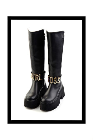 Siyah  Kadın Çizme K03140431409