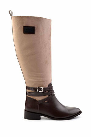 Vizon Süet  Kadın Çizme K03140435502