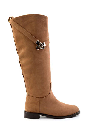 Camel Süet  Kadın Çizme K03140431202