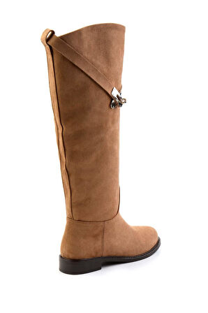 Camel Süet  Kadın Çizme K03140431202