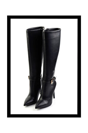 Siyah  Kadın Çizme K03209021009