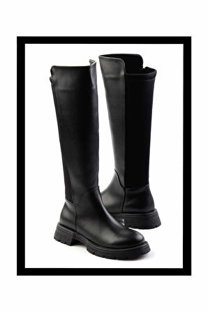 Siyah  Kadın Çizme K03206242209