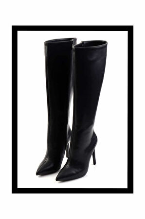 Siyah  Kadın Çizme K03209740109
