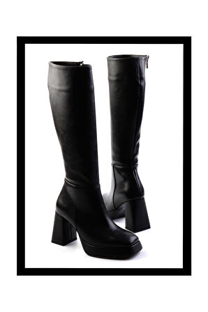 Siyah   Kadın Çizme K03215401209