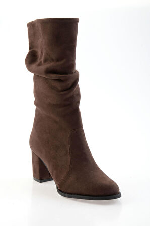 Kahve  Kadın Çizme K03233000302