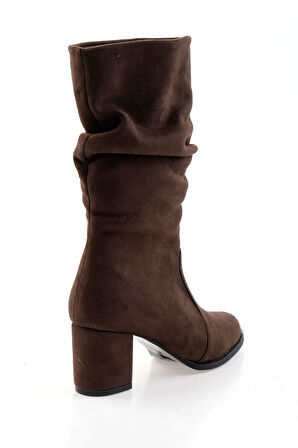 Kahve  Kadın Çizme K03233000302