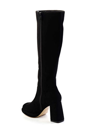 Siyah Süet  Kadın Çizme K03231430502
