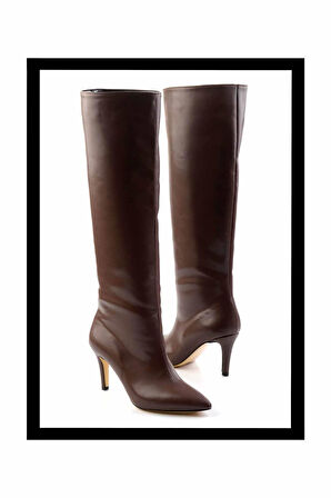 Kahve  Kadın Çizme K03240165009