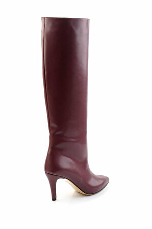 Bordo  Kadın Çizme K03240165009