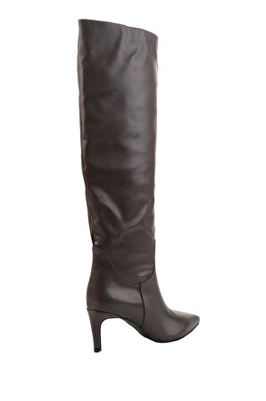 Kahve  Kadın Çizme K03246280209