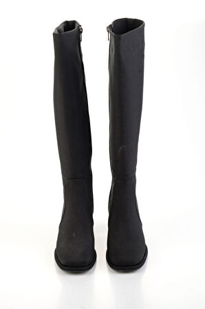 Mat Siyah  Kadın Çizme K03527290838