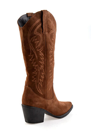 Taba Hakiki Deri Kadın Çizme K03552001102