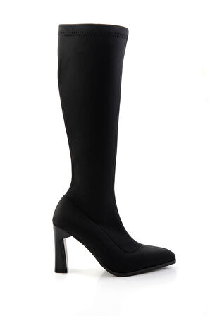 Siyah  Kadın Çizme K03565090317