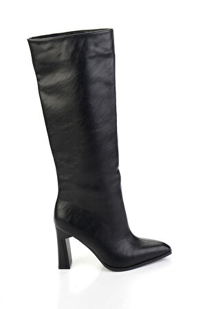 Siyah  Kadın Çizme K03565090709