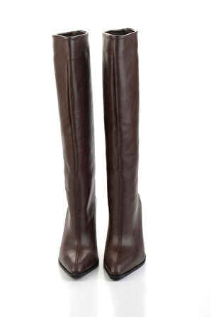 Kahve  Kadın Çizme K03565090609