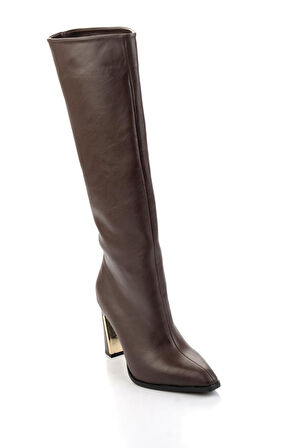 Kahve  Kadın Çizme K03565090609