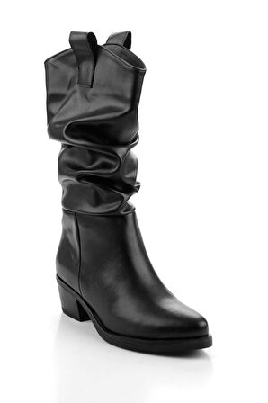 Siyah  Kadın Çizme K03575205309