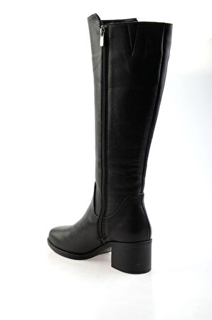 Siyah Leather Kadın Çizme K03586414003