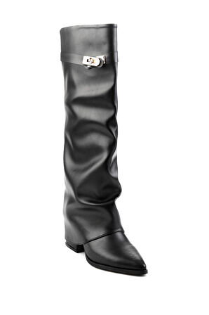 Siyah  Kadın Bot & Bootie K03606060309