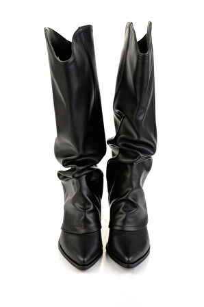 Siyah  Kadın Bot & Bootie K03606060409