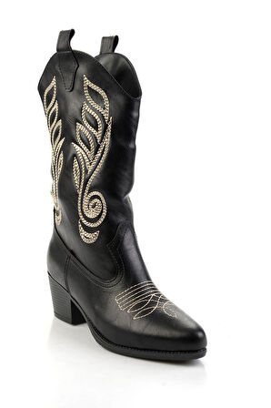 Siyah  Kadın Çizme K03671102709