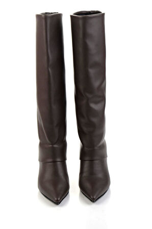 Kahve  Kadın Çizme K03678062109