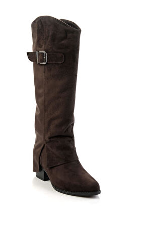 Kahve  Kadın Çizme K03671103072