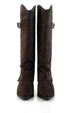 Kahve  Kadın Çizme K03671103072