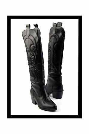 Siyah   Kadın Çizme K03671408009