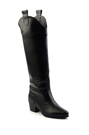 Siyah  Kadın Çizme K03671409009