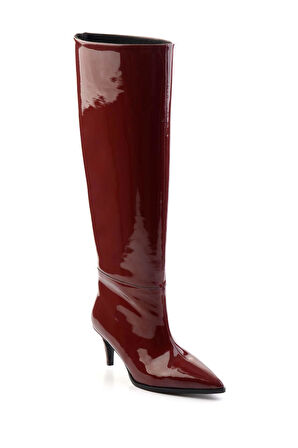 Bordo Rugan  Kadın Çizme K03718400508