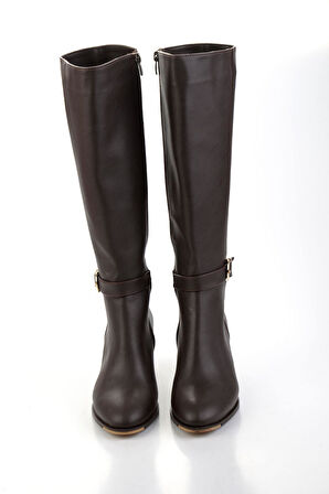 Kahve  Kadın Çizme K03824255909