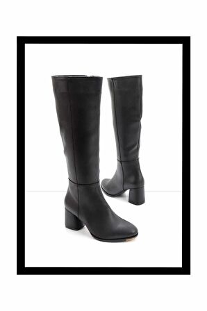 Siyah  Kadın Çizme K03824301409
