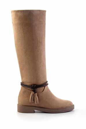 Vizon Süet  Kadın Çizme K03828060002