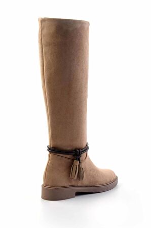 Vizon Süet  Kadın Çizme K03828060002