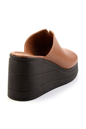 Taba Leather Kadın Terlik K04040012603