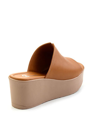 Taba Leather Kadın Terlik K04040012403