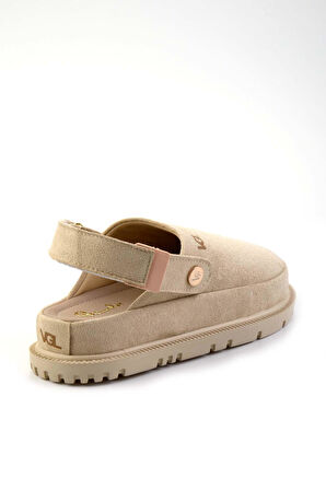 Bej Süet  Kadın Terlik K04058120002