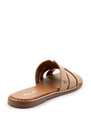 Nude Leather Kadın Terlik K04073101903