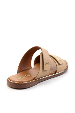 Nude Leather Kadın Terlik K04073102003