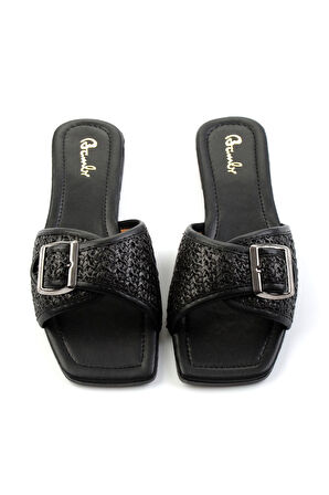 Siyah  Kadın Terlik K04101000809