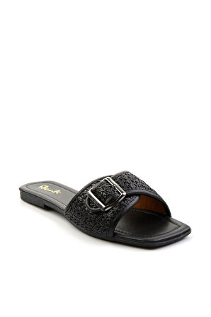 Siyah  Kadın Terlik K04101000809