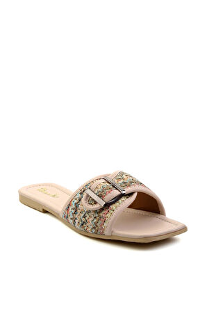 Çok Renkli  Kadın Terlik K04101000809